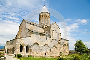 Alaverdi Monastery in Kakheti region in Eastern Georgia photo