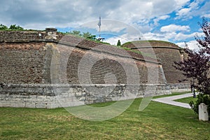 Alba Carolina Fortress in Alba Iulia, Romania