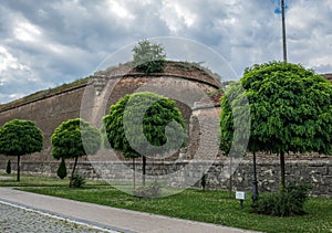 Alba Carolina Fortress in Alba Iulia, Romania