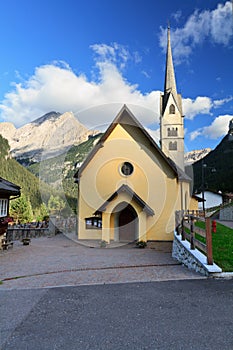 Alba di Canazei - small church