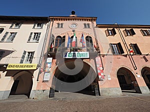 Piazza Risorgimento square in Alba