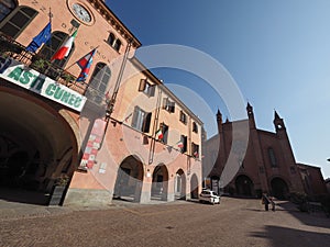 Piazza Risorgimento square in Alba