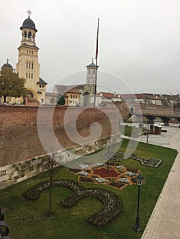 Alba Iulia fortress, An old city in Romania. Church