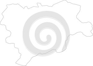 Albacete Spain outline map photo