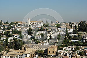 Albaicin from the Alhambra