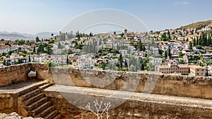 Albaicin from Alhambra wall