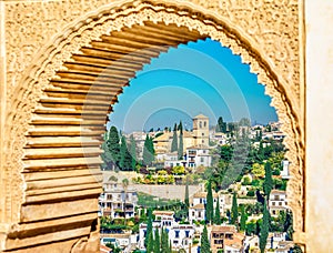 Albaicin medieval quarter,Granada, Spain