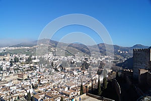 Albaicin neighborhood in Granada, Andalusi, Spain photo