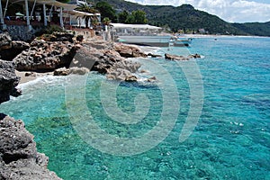 Albania, Ionic Sea, Dhermi beach