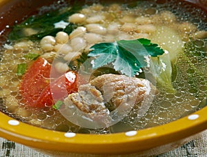 Albanian Bean Jahni Soup