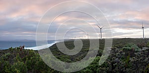 Albany wind farm panorama, Western Australia