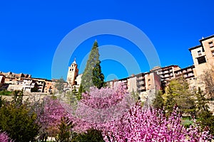 Albarracin medieval town in spring Teruel Spain