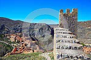 Albarracin medieval town at Teruel Spain