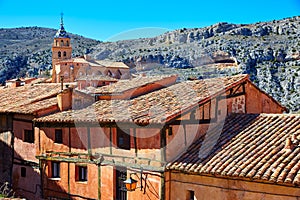 Albarracin medieval town at Teruel Spain