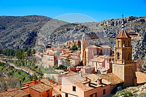 Albarracin medieval town at Teruel Spain