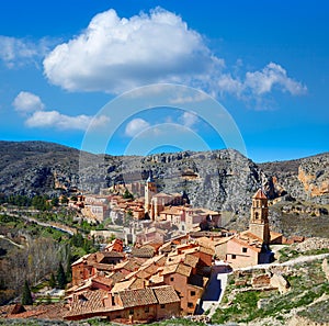 Albarracin medieval town at Teruel Spain