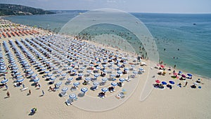 Albena Beach Panoramic View from Above, Bulgaria