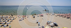 Albena Beach Panoramic View from Above, Bulgaria photo