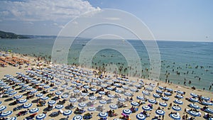 Albena Beach View from Above, Bulgaria photo