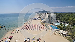 Albena Beach View from Above, Bulgaria photo