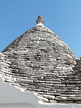 Alberobello's trullo stone top