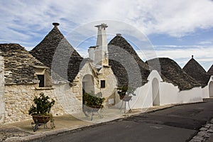 Alberobello: Trulli, ancient district. Unesco