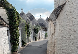 Alberobello trulli houses, Apulia region, Italy