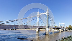 Albert Bridge near Battersea Park in London