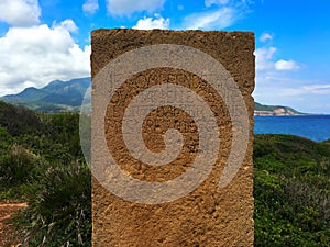 Albert Camus Stele at Tipaza