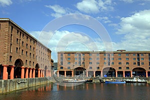 The Albert Dock in Liverpool
