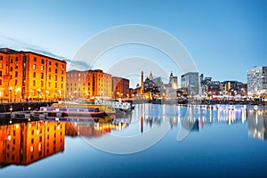 Albert dock Liverpool England