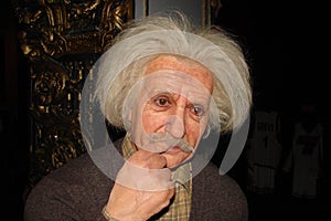 Albert Einstein at the MusÃÂ©e Grevin