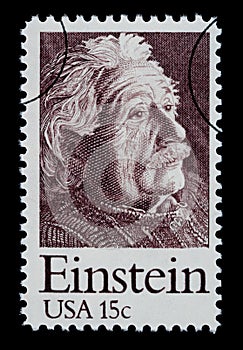 Albert Einstein Postage Stamp