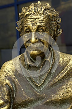 Albert Einstein statue in Granada  - Spain