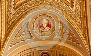 Albert Great Bishop Statue Saint Stephens Cathedral Budapest Hungary