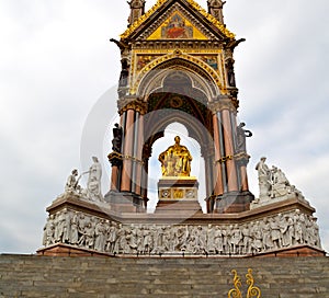 albert monument in london england kingdome and old construction