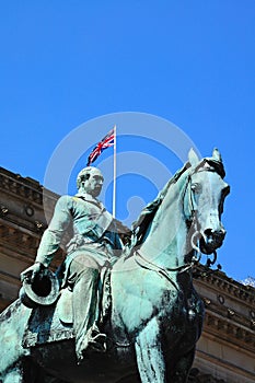 Albert Prince Consort statue, Liverpool. photo