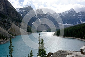 Alberta Canada, Moraine Lake, travel photo