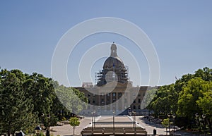 Alberta Legislature Building in Edmonton, Canada.  The meeting place of the Executive Council and the Legislative Assembly