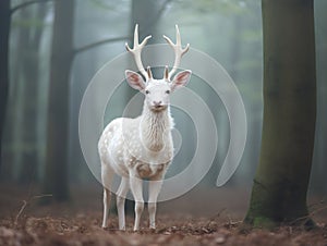 Albino Fallow Deer