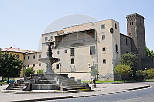 Albornoz Castle. Viterbo. Lazio. Italy. photo