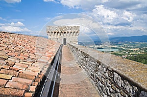 Albornoz fortress. Narni. Umbria. Italy. photo