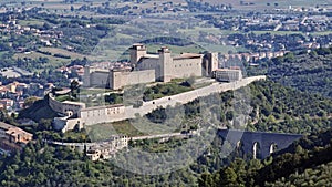 Albornoz fortress, panoramic view photo