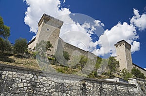 Albornoz fortress. Spoleto. Umbria. photo