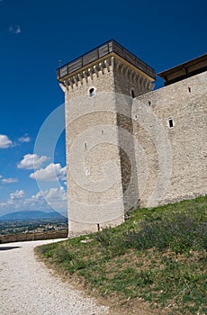 Albornoz fortress. Spoleto. Umbria. photo