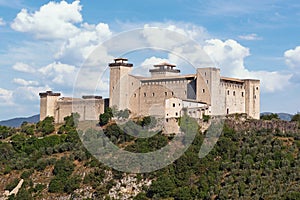 Albornoz fortress, umbria, italy photo