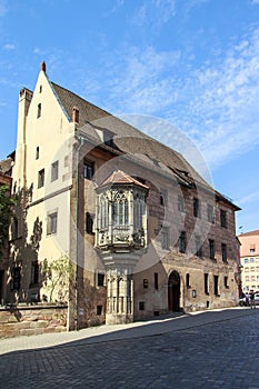 Albrecht Duerer Square in Nuremberg, Germany, 2015