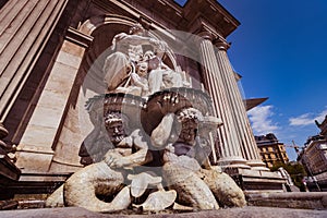 Albrechtsbrunnen, also known as Danubiusbrunnen, Vienna, Austria