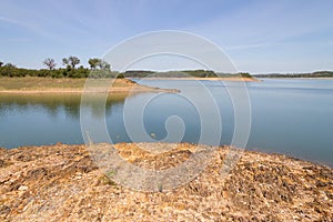 Albufeira da Barragem de Campilhas lake