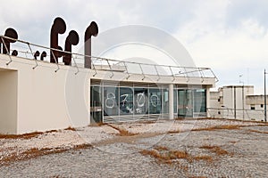 ALBUFEIRA, PORTUGAL - MAY 30, 2018: Abandoned architecture - dystopian view in Albufeira, Portugal. Portugese region Algarve has